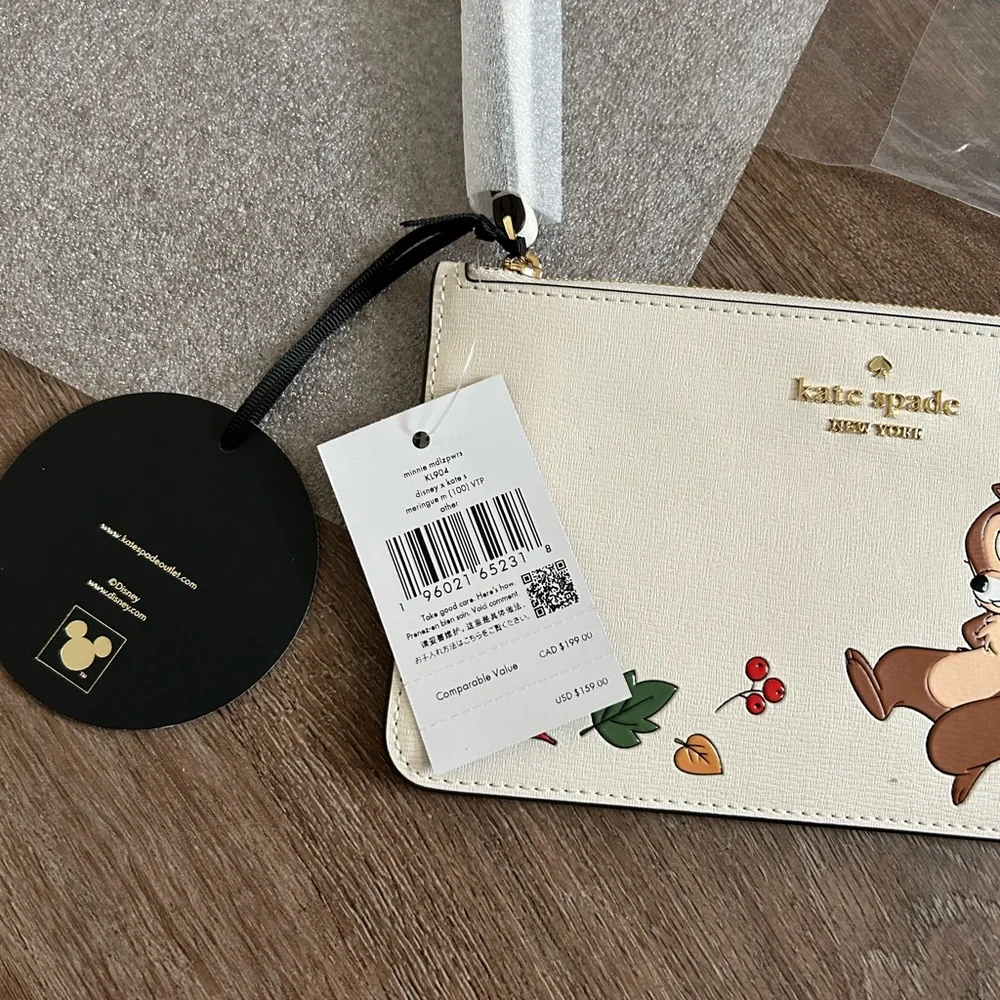 NWTKate Spade Chip and Dale Wristlet - Picture 2 of 6